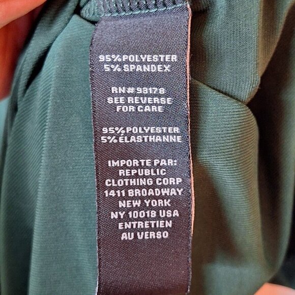 Premise Womens Tunic Top Size 1X Green Long Sleeve Studded‎ Zipper Front Stretch - Picture 8 of 13